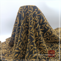 Jacquard Knit Yarn Dyed Polyester Blend Fabric